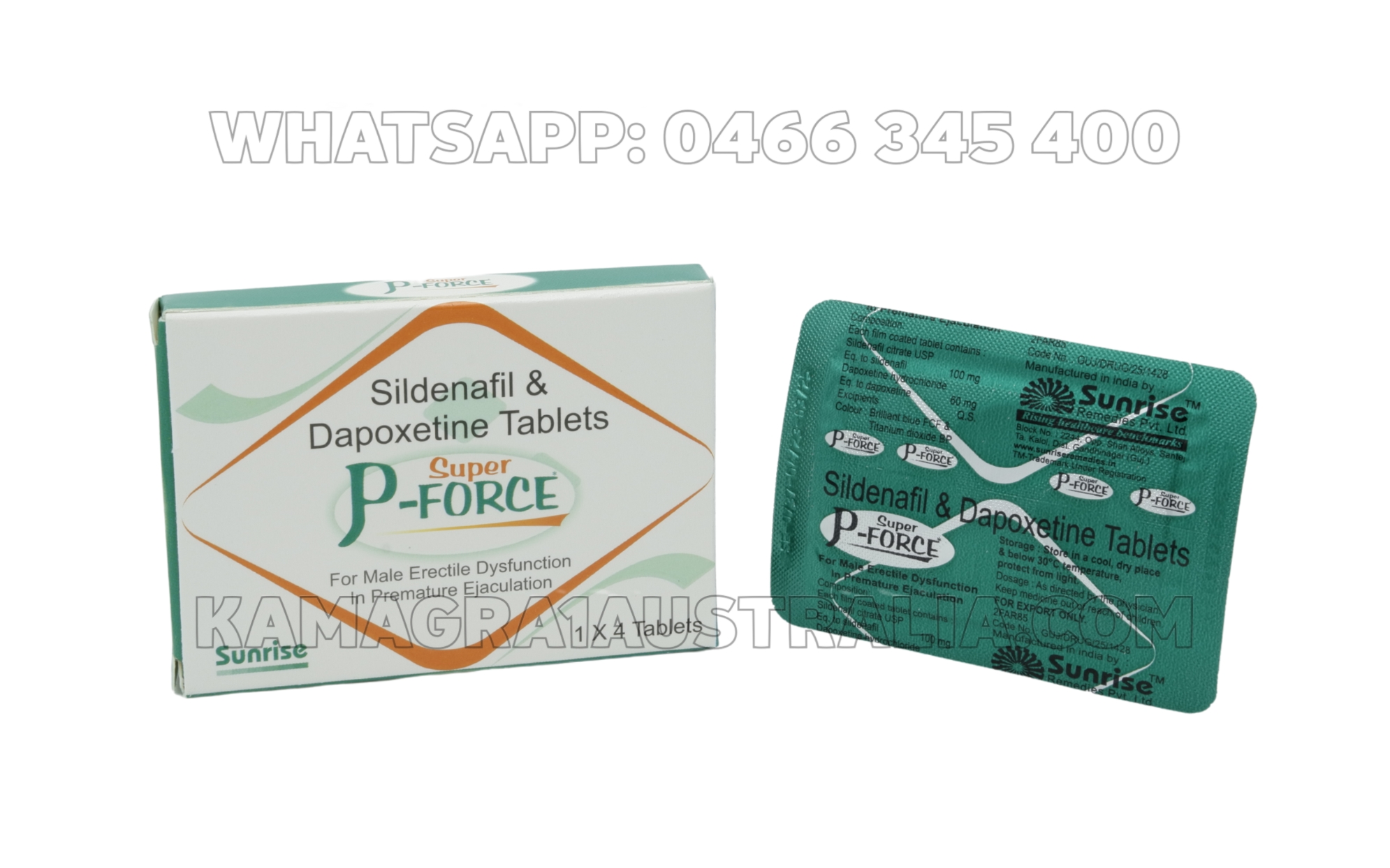 Begin your journey against ED with Super P Force Tablets